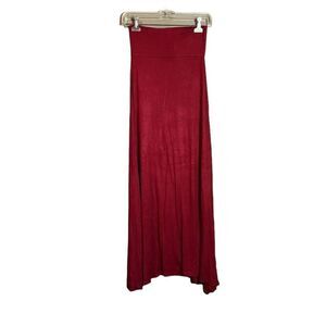 3 for $30!  Propose style red maxi skirt